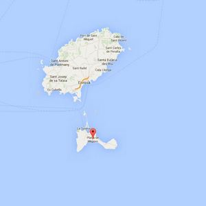 Mapa Formentera