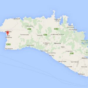 Mapa Ibizy