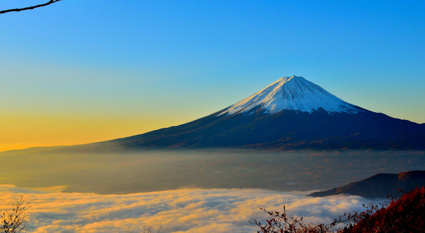 Wulkan Fudżi-Tokio-Japonia